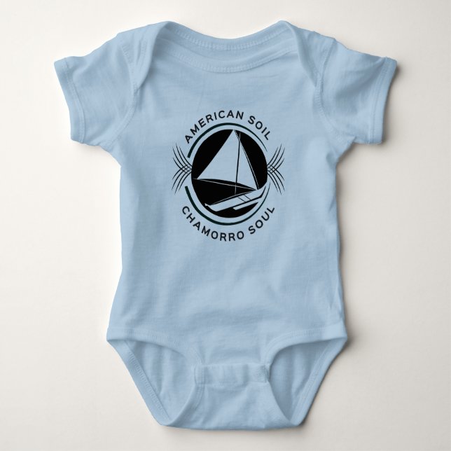 American Soil, Chamorro Soul Baby One- Baby Bodysuit (Front)
