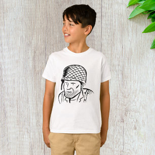American Soldier Illustration T-Shirt