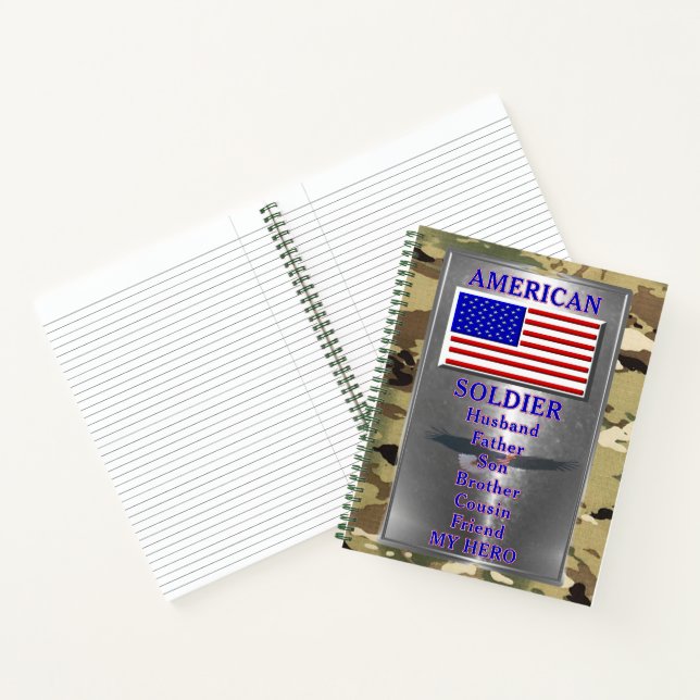 American Soldier  Notebook (Inside)