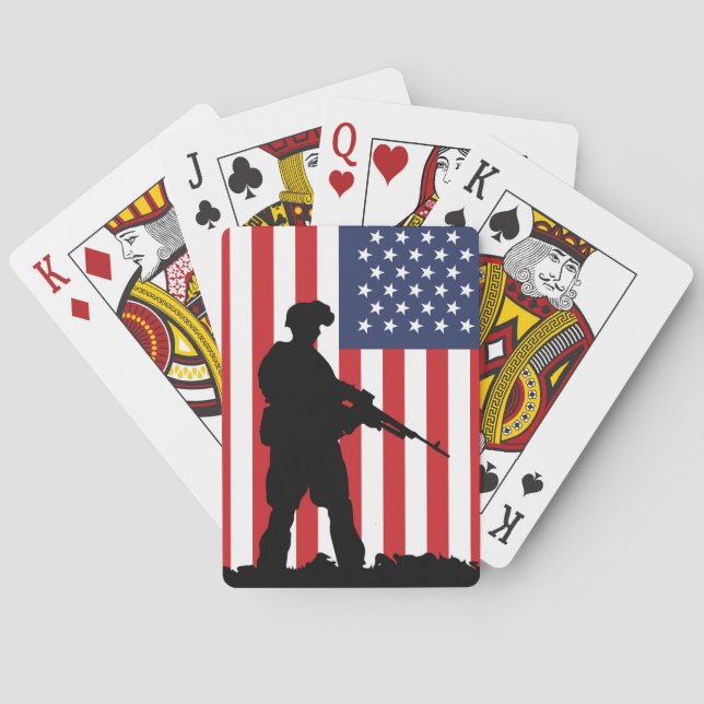 American Soldier Playing Cards (Back)