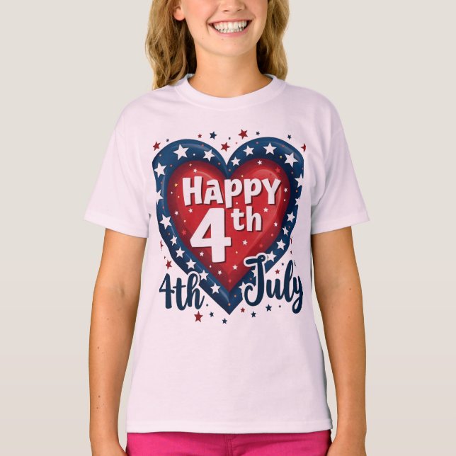 American Soul: Classic 4th of July Vibes T-Shirt (Front)
