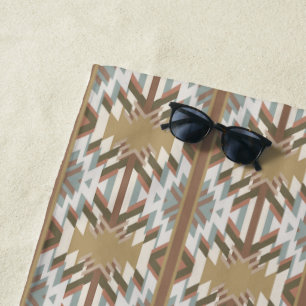 American Southwest Desert Colours Inspired Design Beach Towel