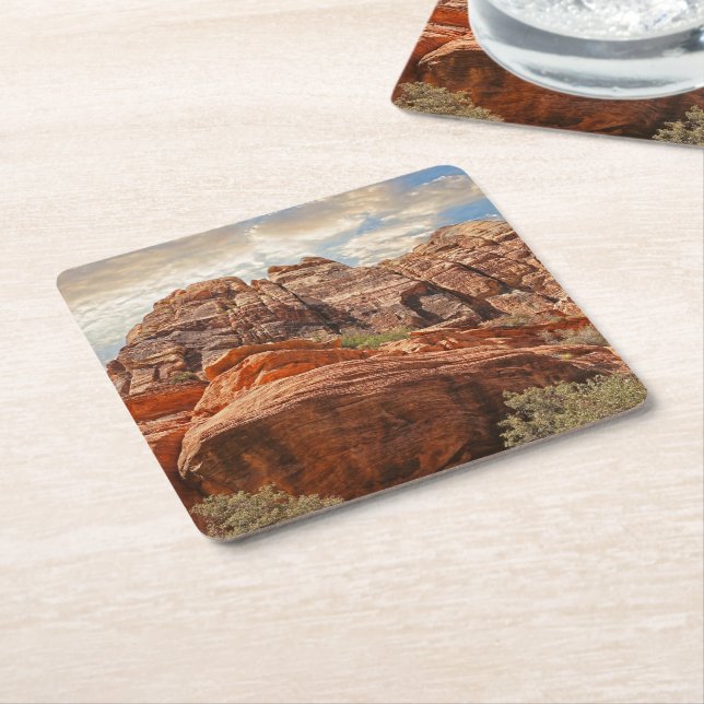 American Southwest Square Paper Coaster (Angled)