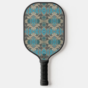 American Southwestern Patterned Art And Colours Pickleball Paddle