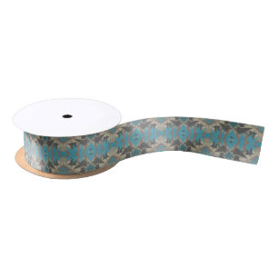 American Southwestern Patterned Art And Colours Satin Ribbon