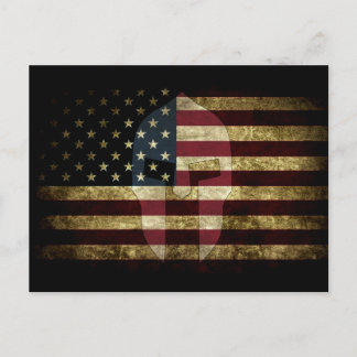 American Spartan  Holiday Postcard