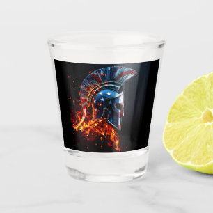 American Spartan Shot Glass
