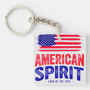 American spirit and land of the free key ring