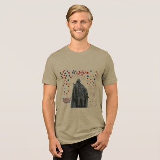 American Spirit Shine olive Tri-Blend Shirt