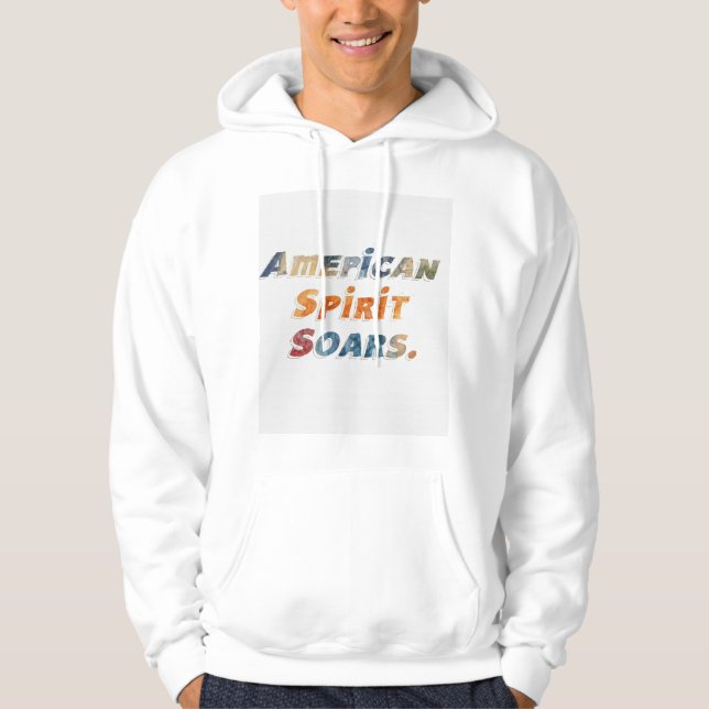 American spirit soars T-Shirt Hoodie (Front)