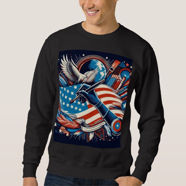 American Spirit: The Latest Hoodie Trends (Front)