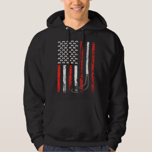 American Sports Flag National Nurses Day Ice Hocke Hoodie
