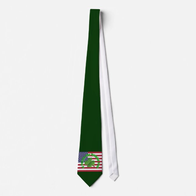 American St Patrick's day Tie (Front)