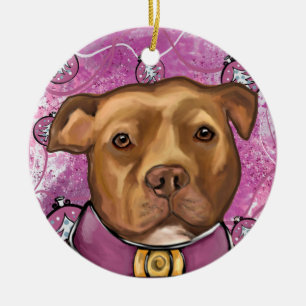 AMERICAN STAFFORDSHIRE CERAMIC ORNAMENT