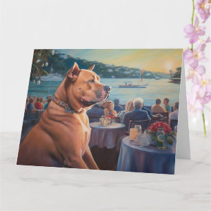 American Staffordshire Christmas Cruise: Pawsome Card