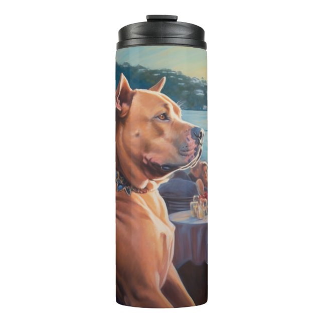 American Staffordshire Christmas Cruise: Pawsome Thermal Tumbler (Front)