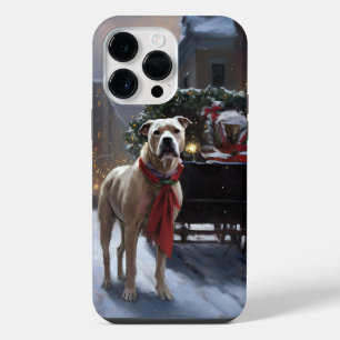 American Staffordshire Christmas Festive Season iPhone 14 Pro Max Case