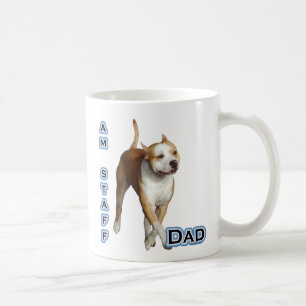 American Staffordshire Dad 4 Coffee Mug