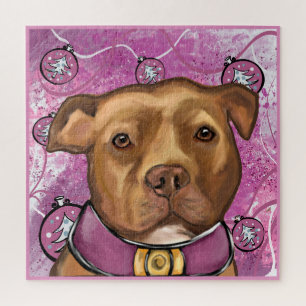 AMERICAN STAFFORDSHIRE JIGSAW PUZZLE