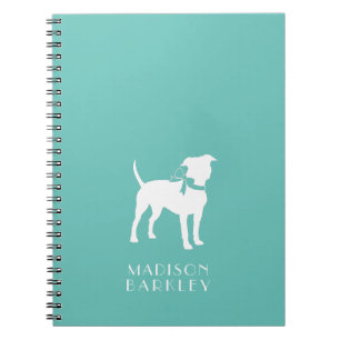 American Staffordshire Pit bull Dog Puppy Notebook