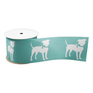 American Staffordshire Pit bull Satin Ribbon