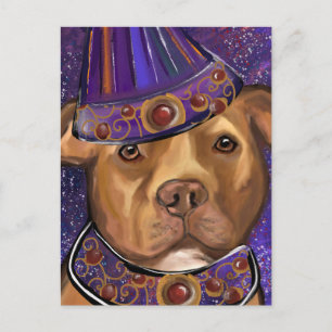 AMERICAN STAFFORDSHIRE POSTCARD