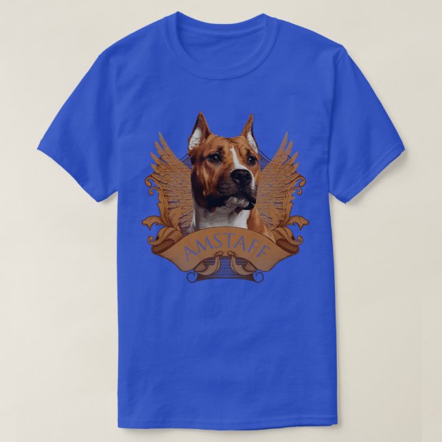 American Staffordshire Terrier Amstaff (14) T-Shirt (Design Front)