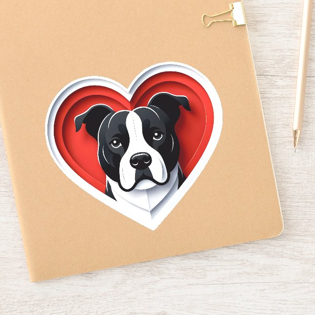 American Staffordshire Terrier Amstaff Dog Lover (Notebook)