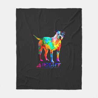 American Staffordshire Terrier - Amstaff Fleece Blanket