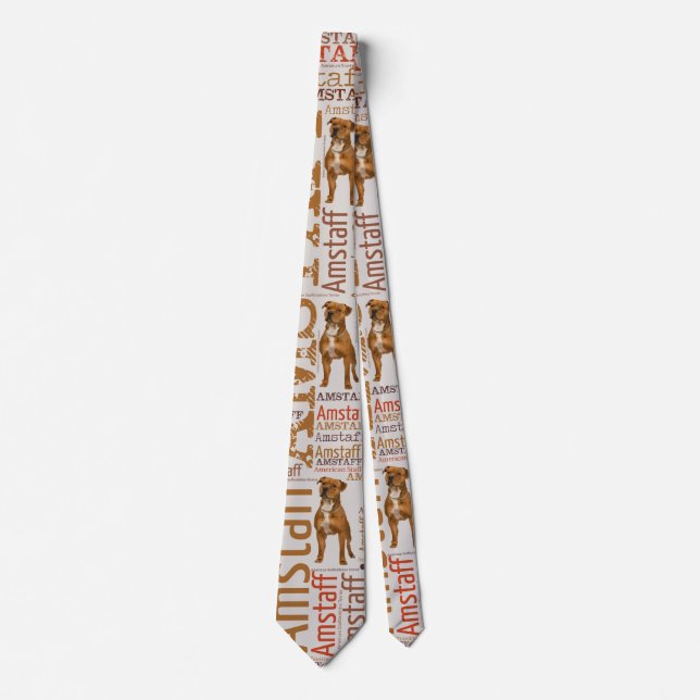 American Staffordshire Terrier - Amstaff Tie (Front)