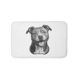 American Staffordshire Terrier Bath Mat