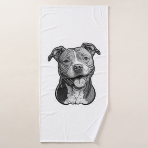 American Staffordshire Terrier Bath Towel