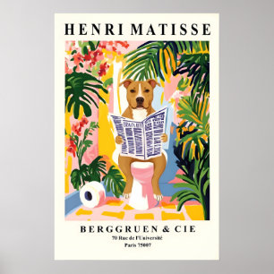 American Staffordshire Terrier Bathroom Print