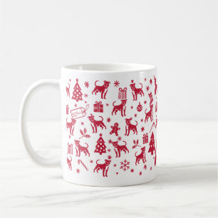 American Staffordshire Terrier Christmas Design Coffee Mug