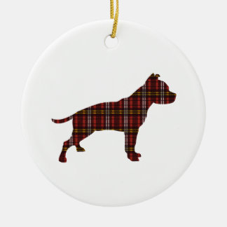 American Staffordshire Terrier Christmas Ornament