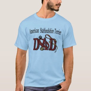 American Staffordshire Terrier Dad Apparel T-Shirt