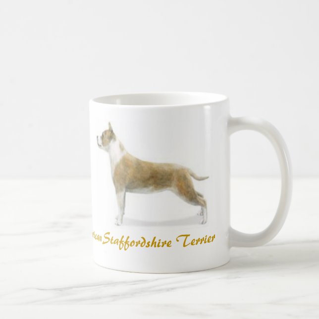 American Staffordshire Terrier, Dog Lover Galore! Coffee Mug (Right)