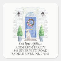 American Staffordshire Terrier  Door Address Label