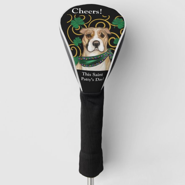 AMERICAN STAFFORDSHIRE TERRIER      GOLF HEAD COVER (Front)