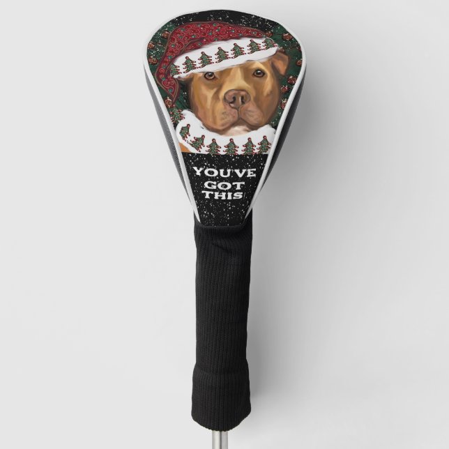 American Staffordshire Terrier  Golf Head Cover (Front)