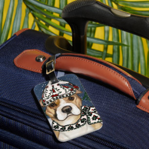 AMERICAN STAFFORDSHIRE TERRIER   LUGGAGE TAG