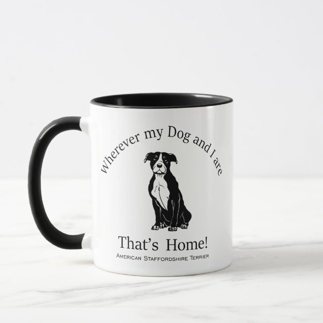 American Staffordshire Terrier Mug (Left)
