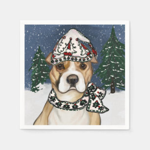 AMERICAN STAFFORDSHIRE TERRIER NAPKIN