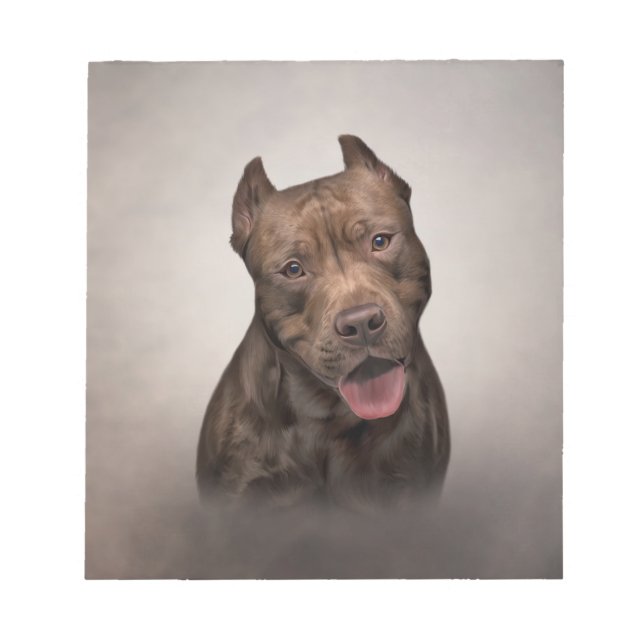 American Staffordshire Terrier Notepad (Front)