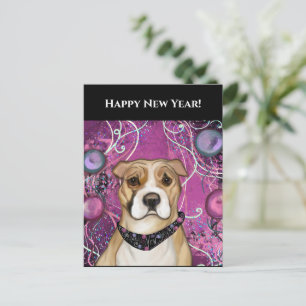 AMERICAN STAFFORDSHIRE TERRIER POSTCARD