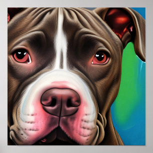 American Staffordshire Terrier Poster