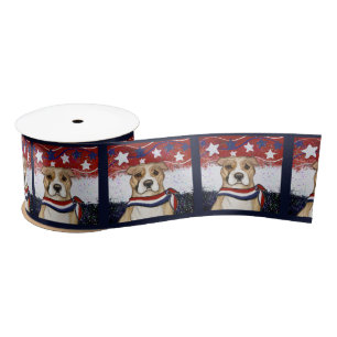 AMERICAN STAFFORDSHIRE TERRIER       SATIN RIBBON