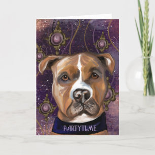 AMERICAN STAFFORDSHIRE TERRIER THANK YOU CARD