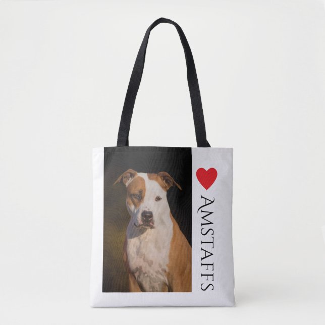 American Staffordshire Terrier Tote (Front)