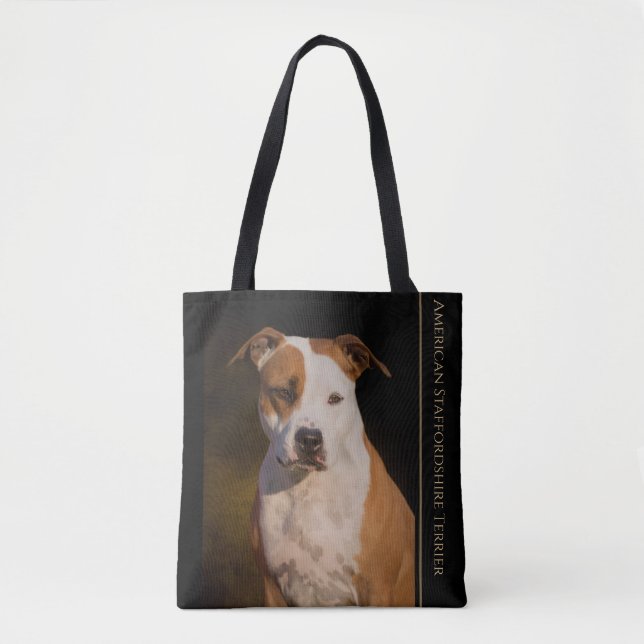 American Staffordshire Terrier Tote Bag (Front)